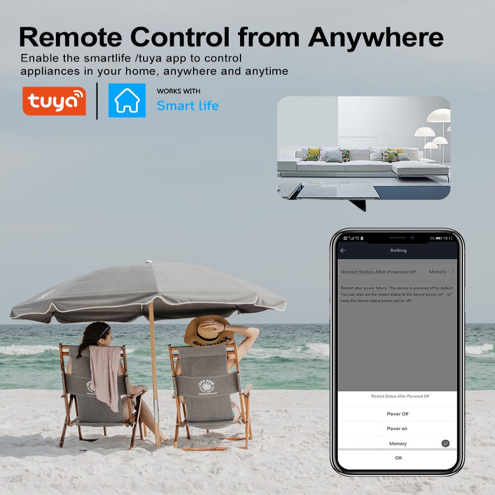 Tuya Mini Wifi Schalter Für Smart Home 16A 2-weg APP Fernbedienung Timing Und Stimme Arbeit Mit Yandex alice Alexa, google Hause