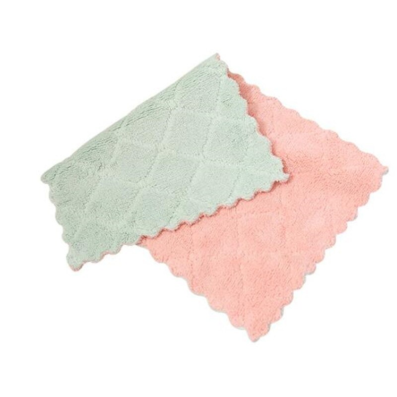 5 stuks vaatdoeken met veel vezels, keukenhanddoeken, vaatdoeken, vodden, huishoudelijke afwas, multifunctionele schoonmaakmiddelen: Groente