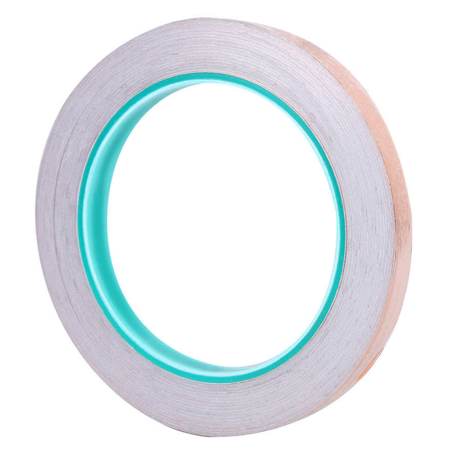 Copper Foil Tape, 20m x 10mm Double Sided Conductive Copper Foil Adhesive Tape, for PDA, PDP, LCD, Laptop, Copier and