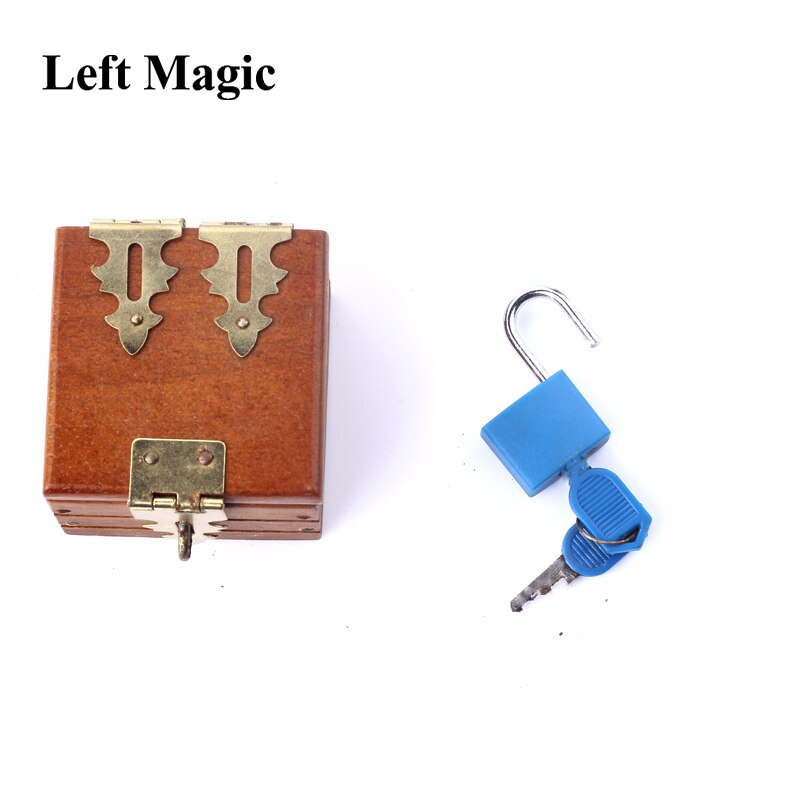 mini Scatola Chiusa (miracolo scatola) trucchi magici previsione scatola di legno chiudere su trucco magico accessorio commedia G8035