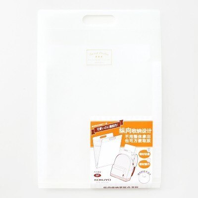 KOKUYO-sac de rangement pour Cookies Pastel WSG-DFC65 A4 6P, portefeuille extensible, Style Portable: tou se
