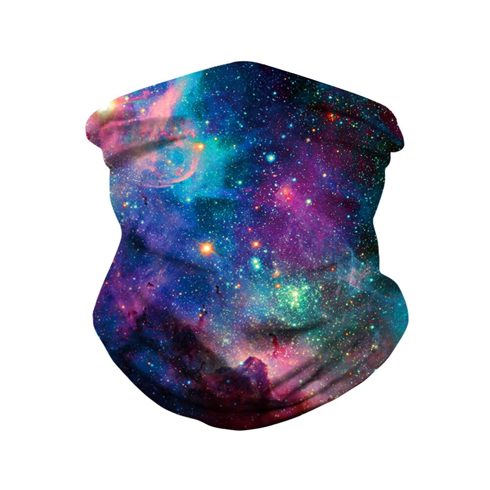 Starry sky print Magic Scarf Scarves Neck Face Mask Men Women Scarf Seamless Bandana Windproof Headwear Outdoor Hiking: BXHA003