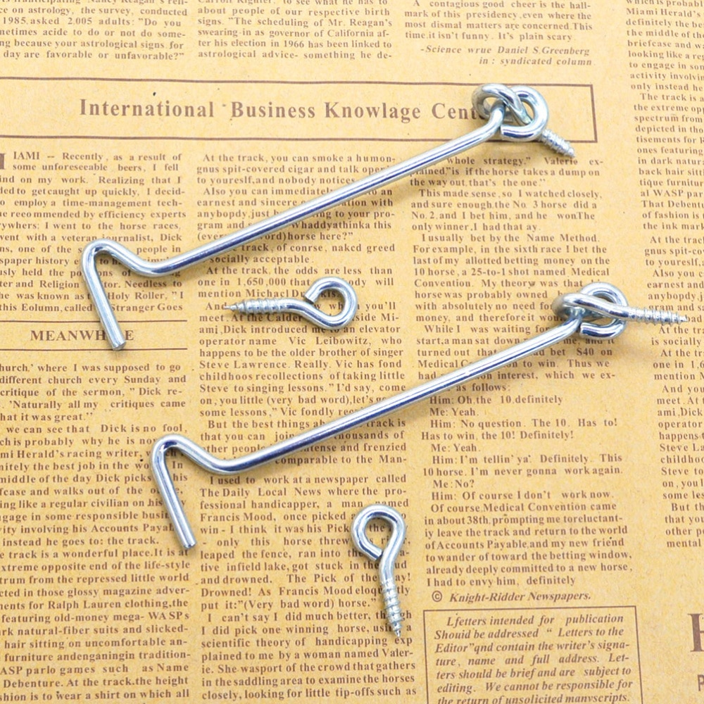 A Pair of Hardware Window Hook Window Brace Galvanizing Cabin Hook Latches Lock Shed Catch Silent Holder