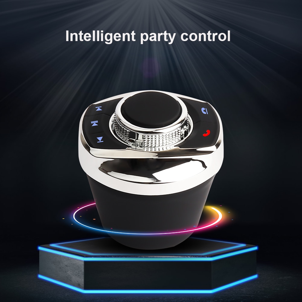 Eunavi Universal Car Steering Wheel Controller 8Key Wireless Steering Wheel car Radio Remote Control Buttons