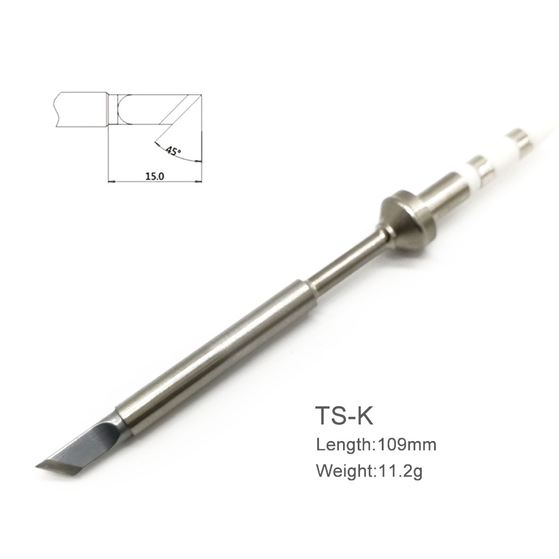 Portable TS100 Digital LCD Soldering Iron Headd Replacement Appropriative Soldering Solder Tip