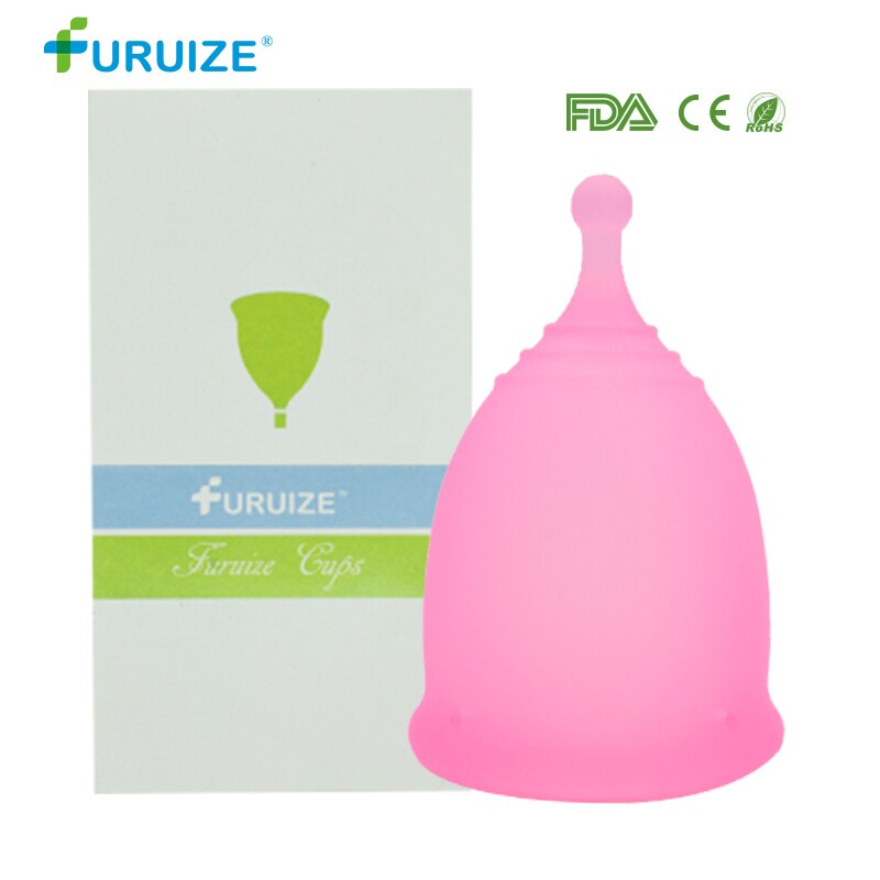 Copa menstrual para mujer, Copa de higiene femenina, Copa Menstrual reutilizable de grado médico de silicona, 100%: 1pcs Pink / L size