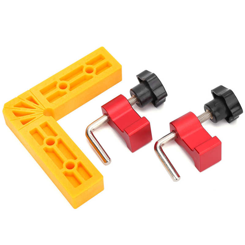 Positionering Clip Carpenter Tool Anti Vastklemmen Pleinen Met Kalibratie Voor Schrijnwerker Voor Fotolijsten Voor Dozen