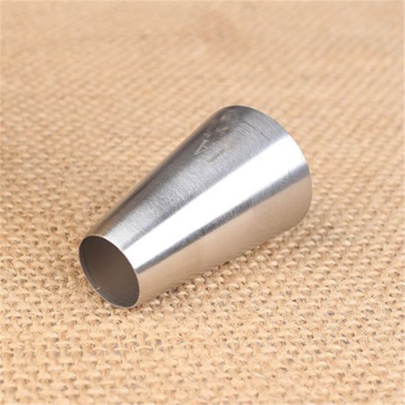 Grote Maat Ronde Metalen Cake Decoratie Tip Rvs Piping Icing Nozzle Gebak Gereedschap Bakken Tools # 1A Nozzles