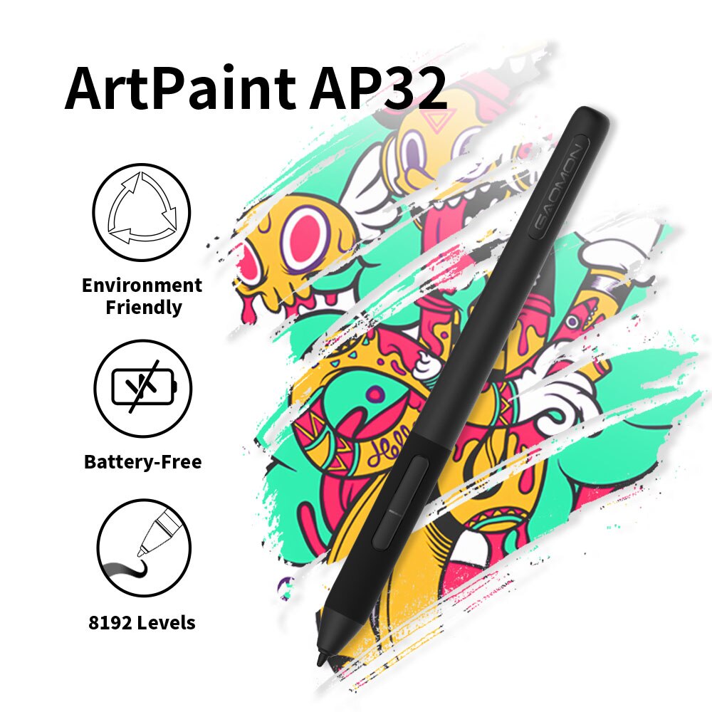 GAOMON S620 6.5 x 4 Inches Art Graphics Tablet for Digital Drawing &amp; OSU &amp; Online Teaching with 8192 Passive Pen 4 Express Keys