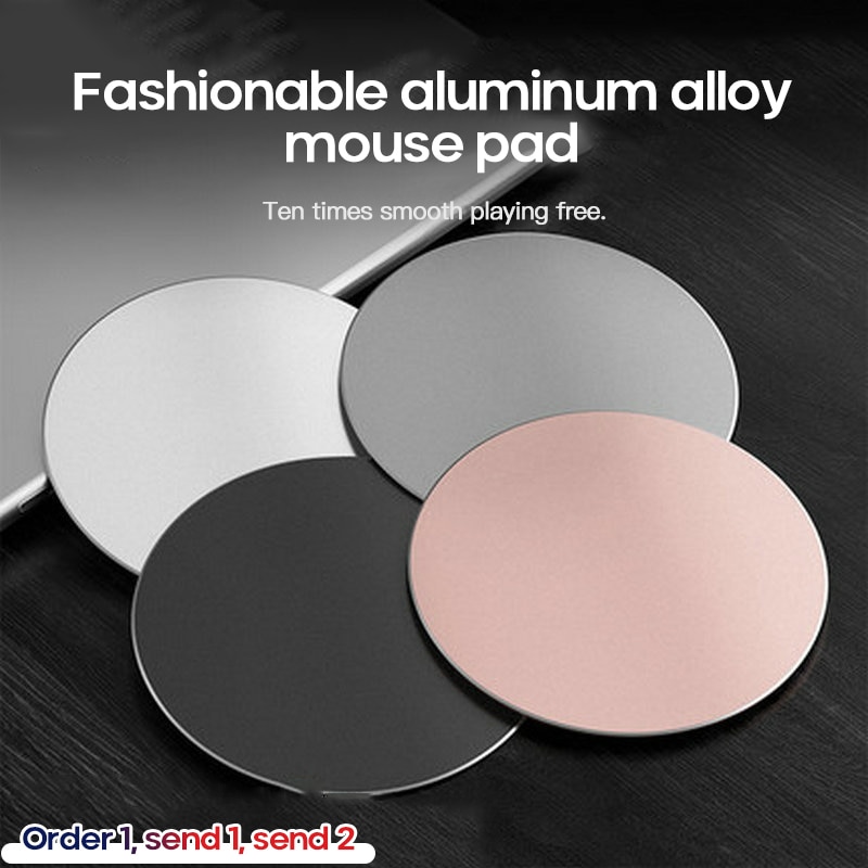 Aluminium Anti-Slip Muismat Lederen Gaming Muizen Mat Bureau Kussen Modus Comfortabele Voor Laptop Pc