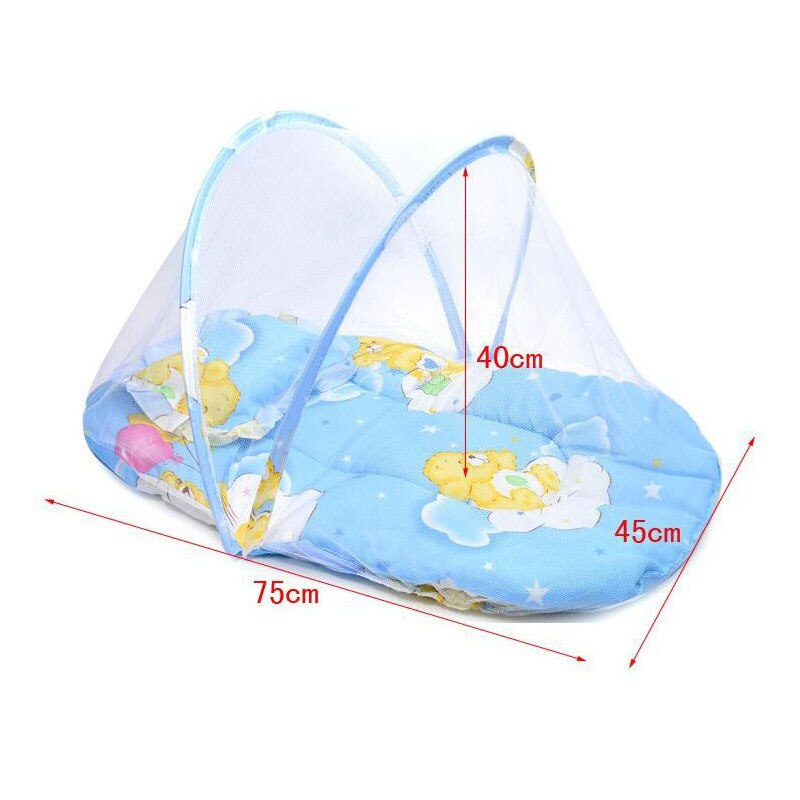 0-24 Months Baby Bed Portable Foldable Baby Crib With Netting Newborn Sleep Bed Travel Bed Mosquito Net Baby Bedding