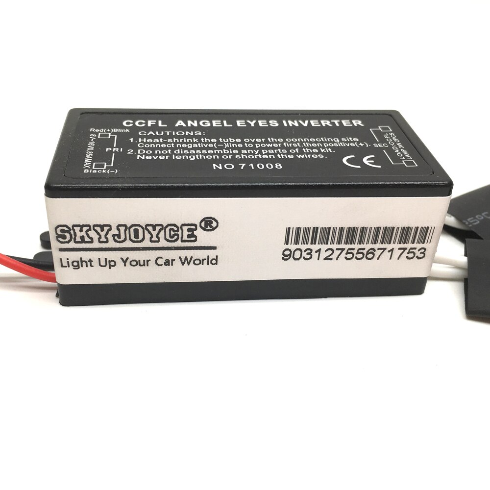 SKYJOYCE 1 paar Vrouwelijke Mannelijke CCFL driver inverter ontsteking power blokken voor ccfl angel eyes E46 E39 E53 drl driver projector lens