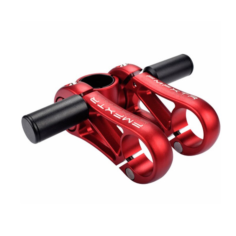 Fiets Riser Stuurpen 360 Graden Mbt Fiets Stuur Kraan 31.8 Hoogte Increaser Uitgerust Stuur Modificatie Verhogen Stem: red1