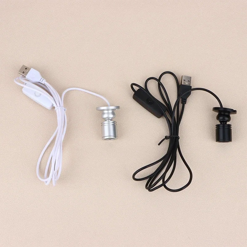 LED USB 5V 3W LED Stelle Licht Oberfläche Montiert Schrank Vitrine Zähler Schmuck Lampe Drehbare Winkel Decke Mini scheinwerfer