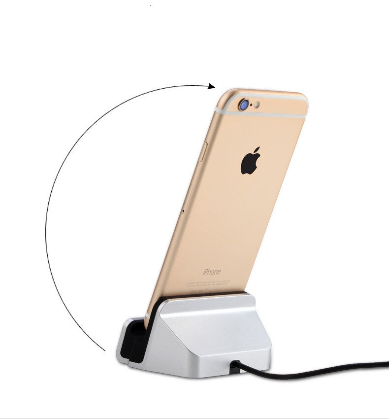 Mode Smartphone Laadstation Dock Station Voor Iphone 7 Apple Docking Station Cradle Oplader Houder Mobiele Telefoon Stand