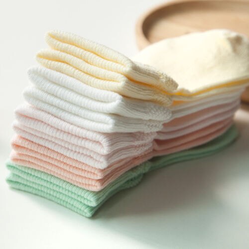 Brand Cute 5 Pack- Baby Girl Boy Toddler Solid Knee High Cotton Summer Socks Size 1-6T