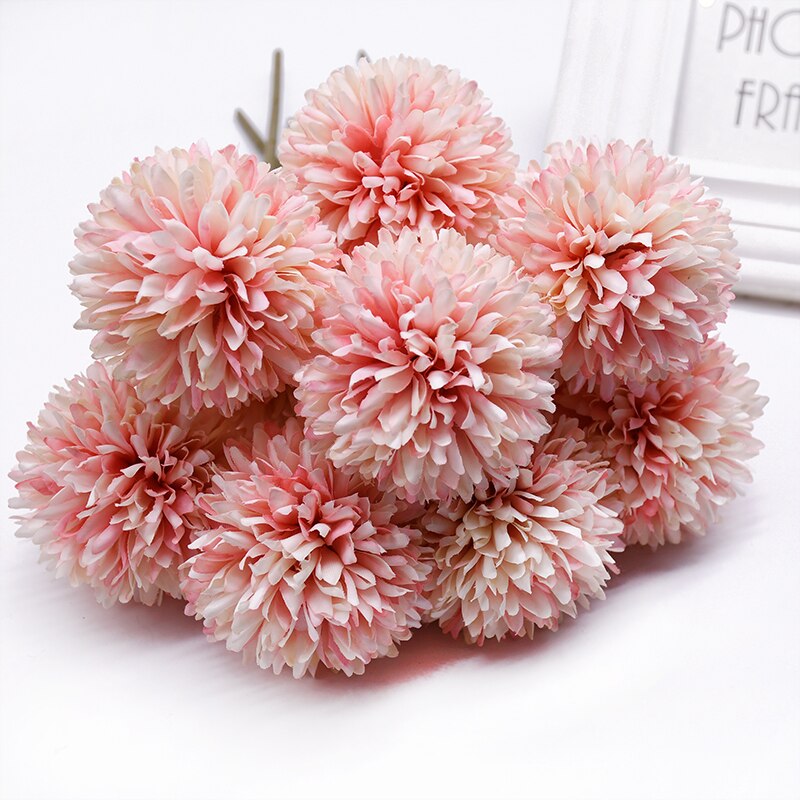 Bolas de flores de diente de león de seda de 29cm 3 uds., pompones de flores artificiales para decoración de boda, de cumpleaños, guirnalda de flores DIY