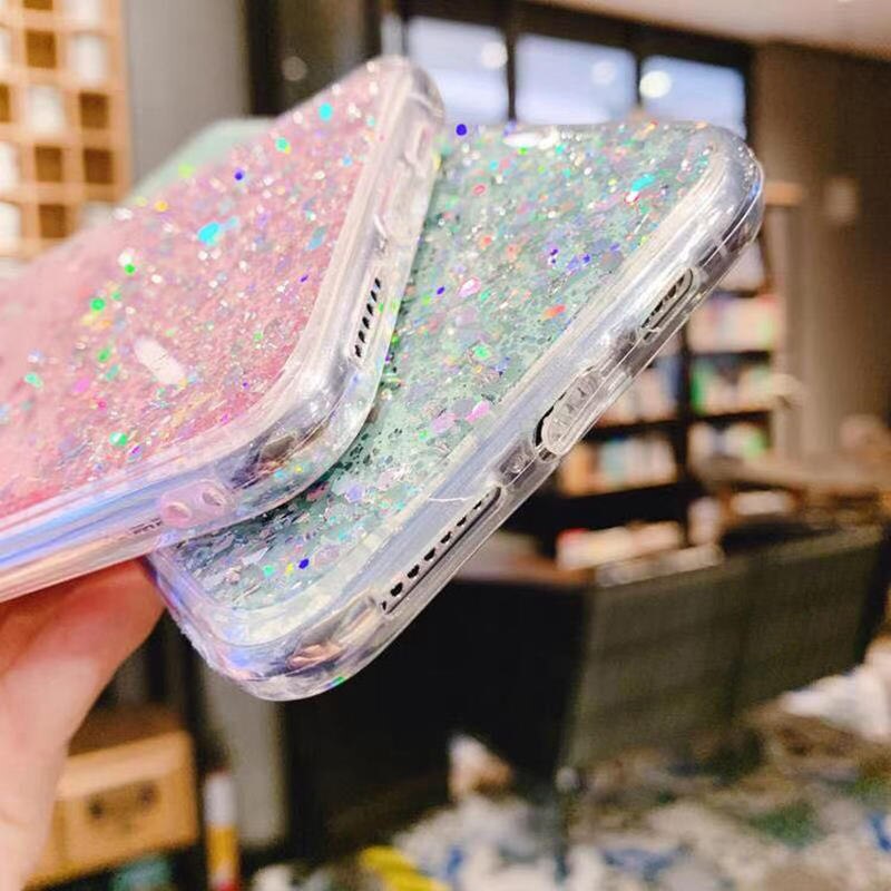 For xiaomi redmi9 cases Glitter Phone Case For xiaomi redmi 9 Case Bling Glitter Soft Back Cover For xiaomi redmi9 cases