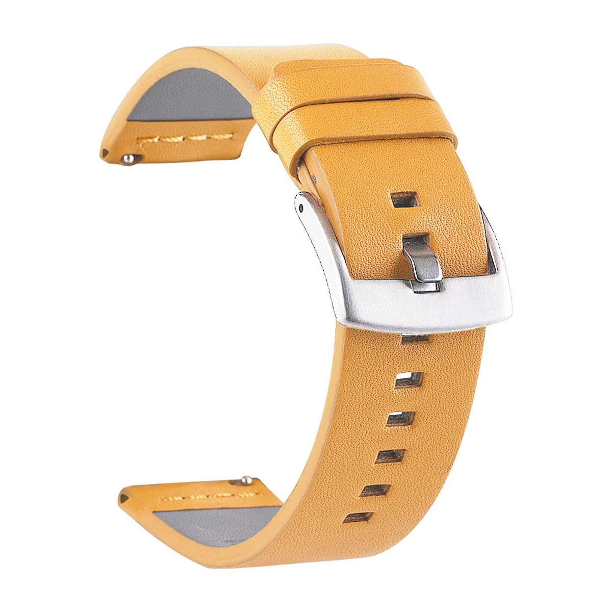 20mm 22mm Leather Band for Samsung Galaxy Watch 7 6 5 4 5Pro 6Classic 18mm 24mm Strap for Huawei Watch GT5 Pro 46mm: Blue White / 18mm