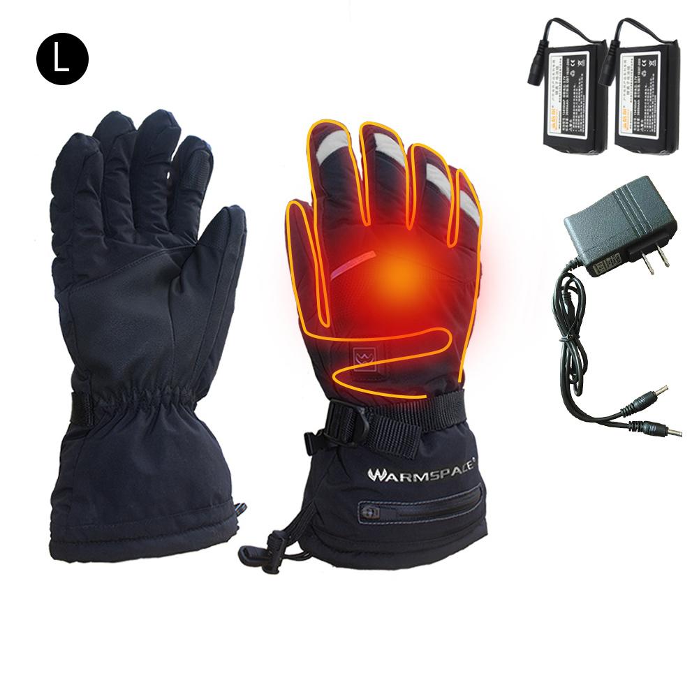 Ski Handschoenen Temperatuur 5 Speed Aanpassing Usb Handwarmer Opladen Verwarming Vinger Verwarming Warme Veiligheid Constante Warme Handschoenen
