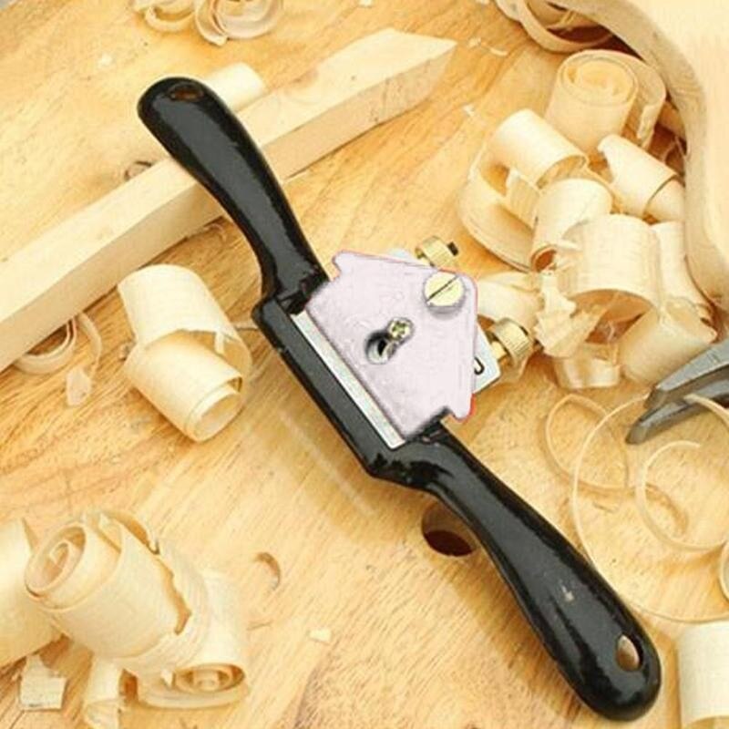 1pc 9 Inch Metal Woodworking Blade Spoke Hand Manual Plane Shave Tools Planer Planer Wood Push Deburring U9P7