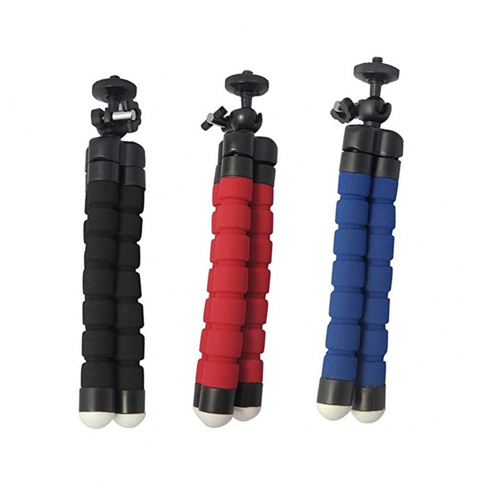 Mini esponja Flexible pulpo trípode para iPhone Samsung Xiaomi Huawei teléfono móvil Smartphone trípode para Gopro 8 7 5 Cámara