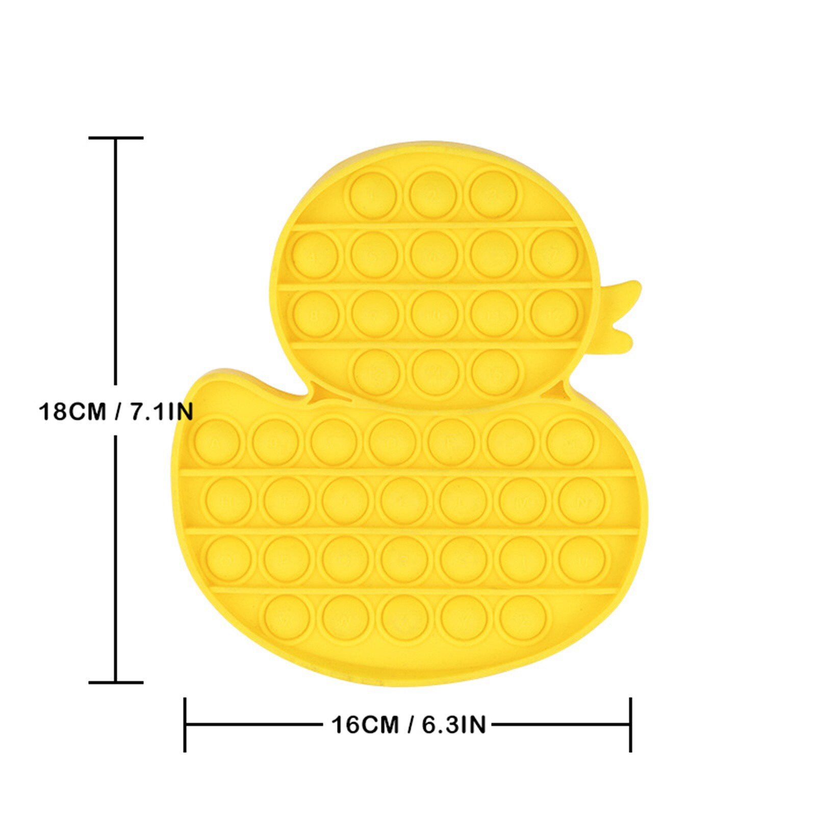 Push Pops Bubble Sensory Toy Autism Special Needs Stress Reliever Helps Relieve Stress and Increase Focus Soft Squeeze Kid Toys: J