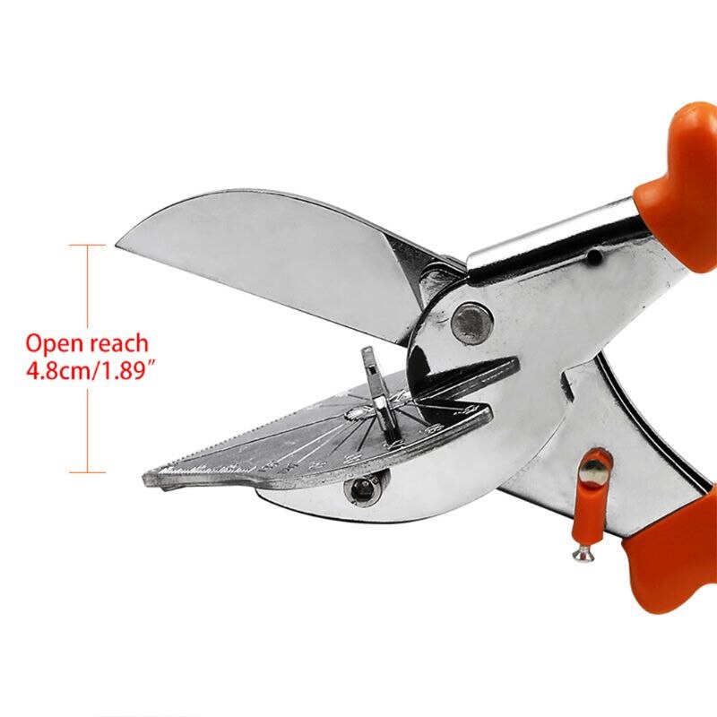 Non-slip Multi Angle Shear Cutter Shear Hand Tool Cuts 45-135 Degree Miter Snips Gasket Trim Shears Scissors for Cutting