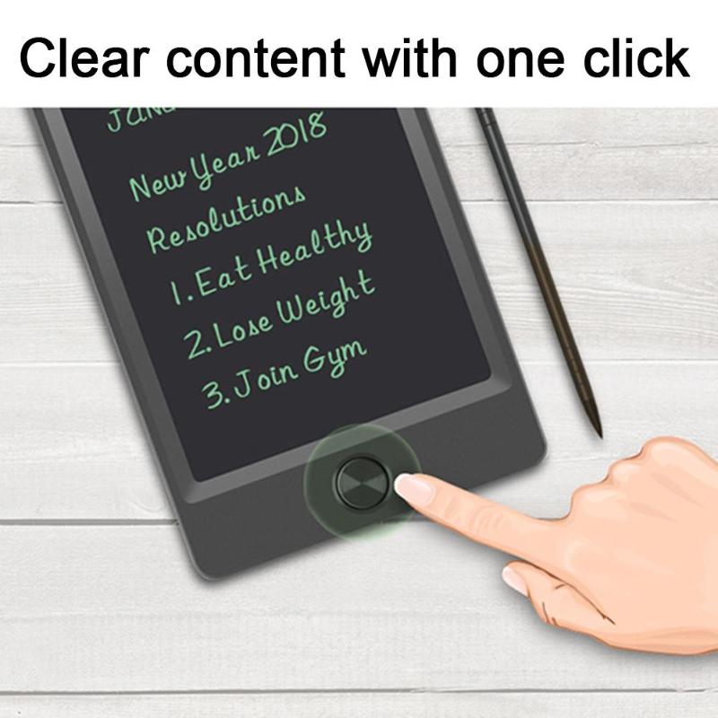 Electronic Notepad Graphic Painting Writing Pad Lcd Tablet Portable Mini 5 Inch Light Digital Drawing Handwriting Board Black