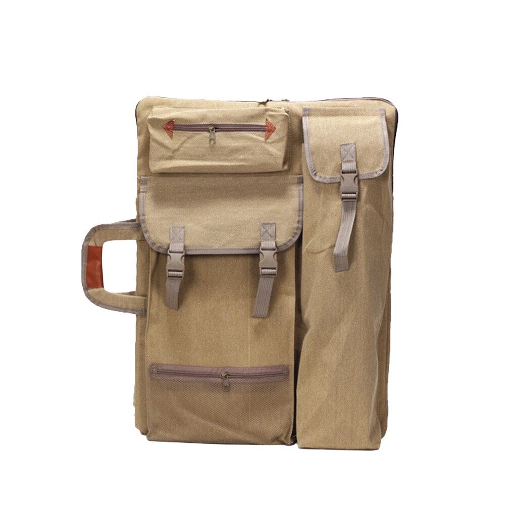 1 ud. De bolso de portafolio artístico, mochila de dibujo, bolso de mano, bolso de hombro con cremallera, correas de hombro, bolsos laterales para artista pintor: 1