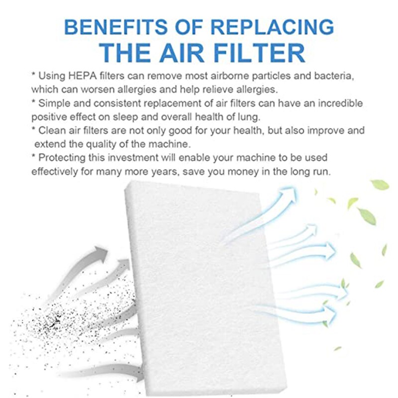 Cpap Luchtfilter-Ultra Fijne Wegwerp Vervanging Filters Voor Cpap Machines -20 Filters