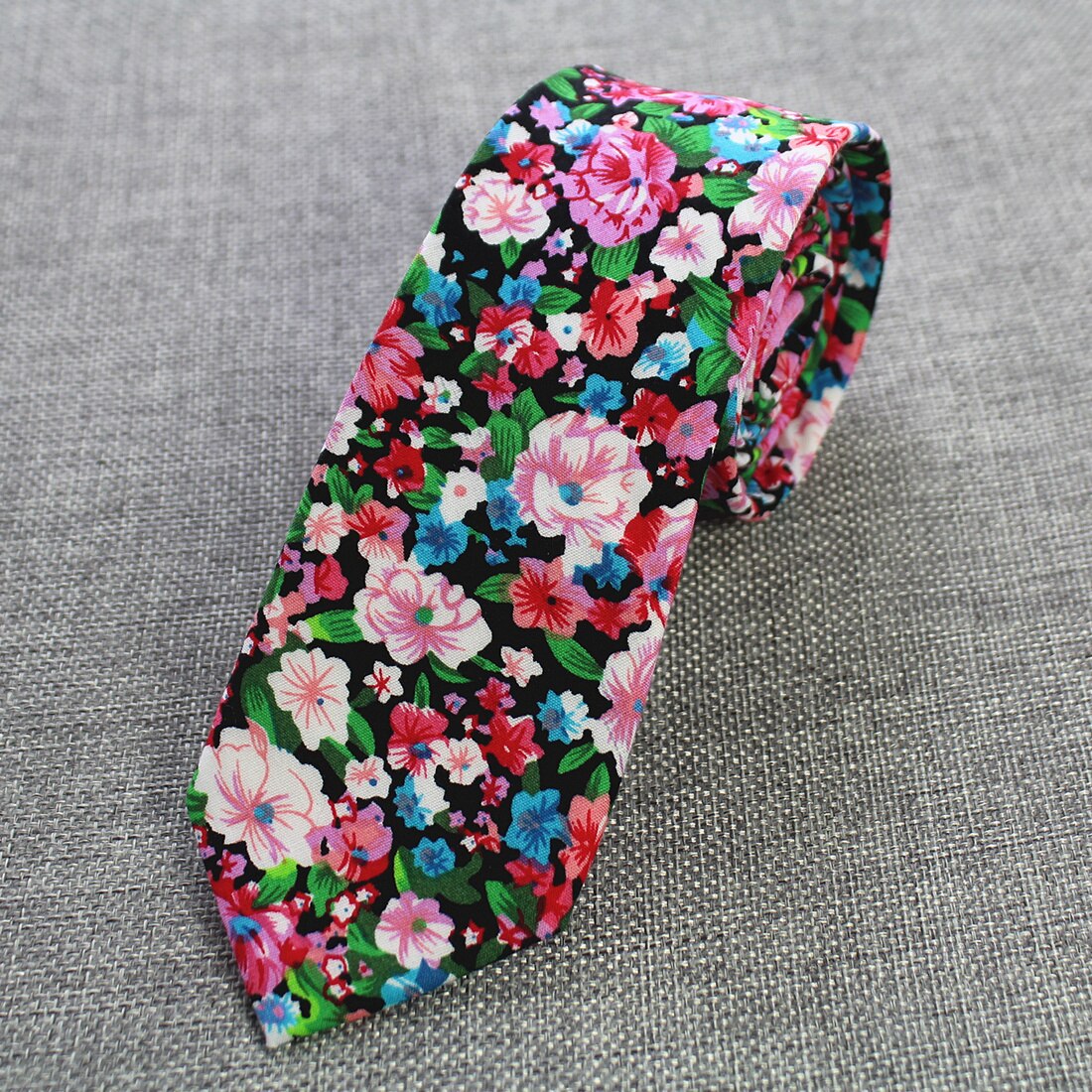 Rbott Retro Floral corbatas Paisley corbata 6cm corbatas de algodón para hombres Casual corbatas delgadas corbatas para bodas traje de