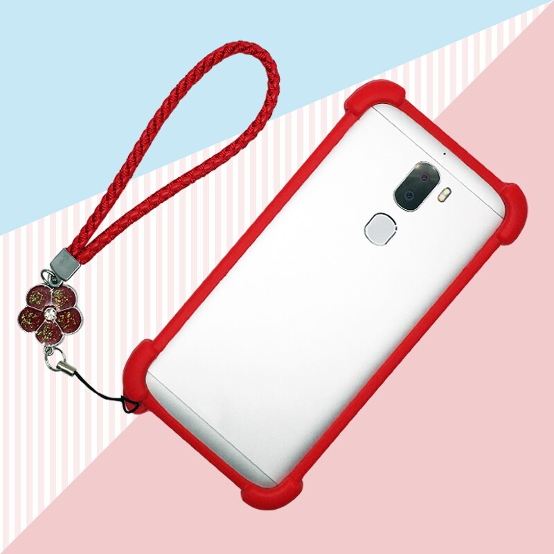 Hisense A2 pro funda A 2 pro Universal suave funda con cordón de mano para Hisense A2 funda señora chica hembra Hisense Infinity U965: Rojo