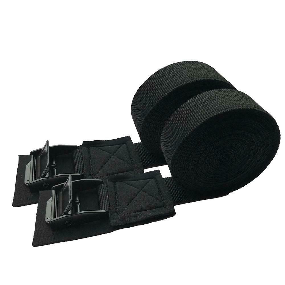 2 pezzi 250kg portapacchi per auto Kayak Cam Buckle cinghia di ancoraggio cinghia per bagagli poliestere ancoraggio a sgancio rapido con fibbia