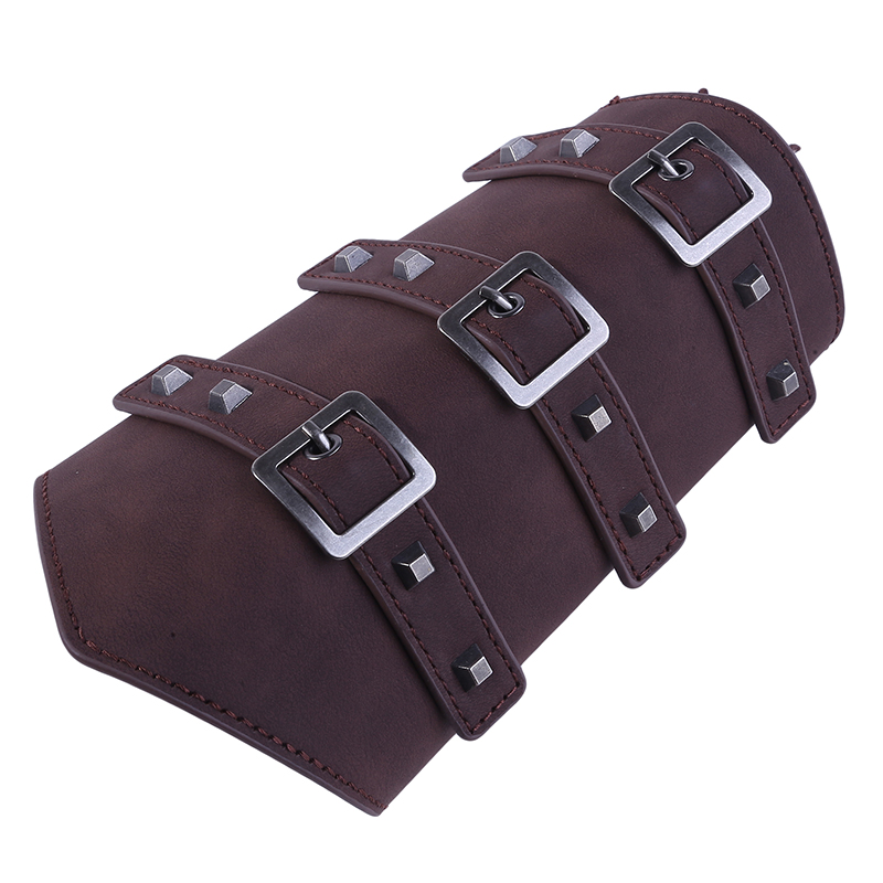 Medieval Larp Knight Arm Cuff Leather Bracer Punk Buckle Strap Armor Adult Wrist Band Archer Gauntlet Costume Gear For Men