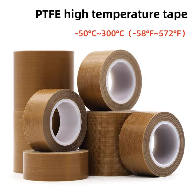 Ptfe høytemperaturbestandig tape 300 ° c varmeisolerende limforseglingsmaskin selvklebende vanntett taperull