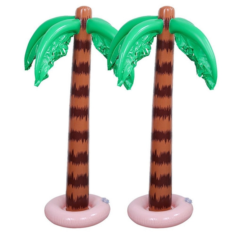 90 Cm Opblaasbare Blow Up Hawaiian Tropische Palm Strand Zwembad Party Decor Speelgoed Levert OCT998