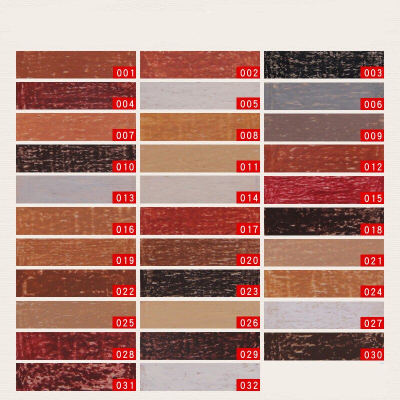 EZONE Furniture Touch Up Crayons Patch Paint Pen Furniture Paint Floor Repair Wax Crayon Wood Composite Repair Materials Supply