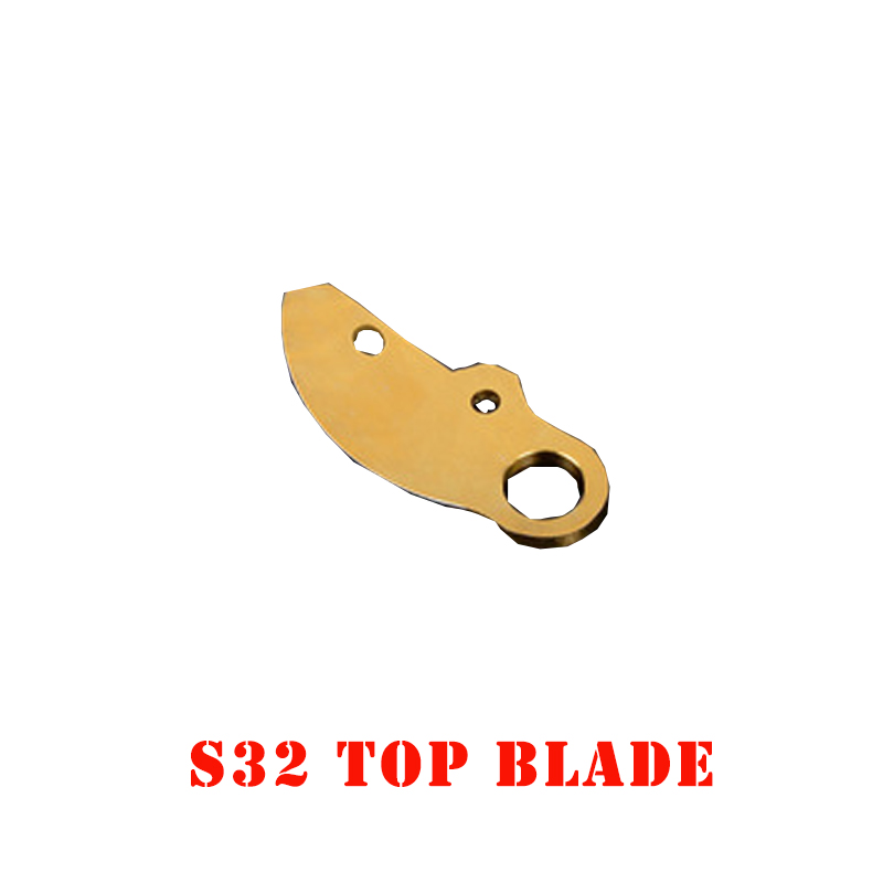 Electric Shears Electric Pruner Electric Pruning Shear Orchard Scissors for Fruit Tree Garden Top and bottom blade: Top 1pcs S32