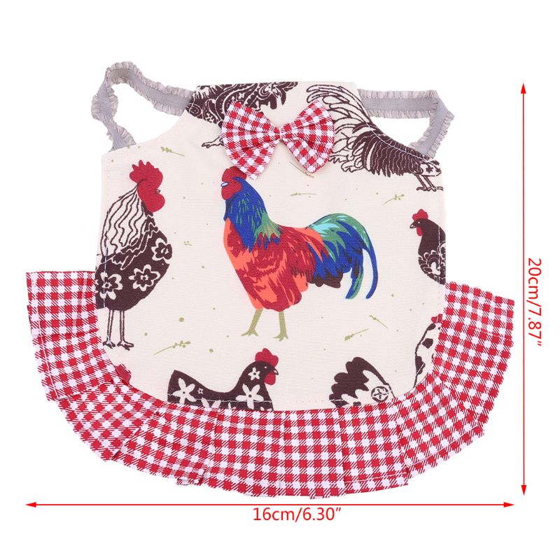 thumbnail image 2 of Hen Chicken Saddle Apron – 1/3 Pack, Back Wing Protector For Pet Birds, Soft Fabric 2 of 4