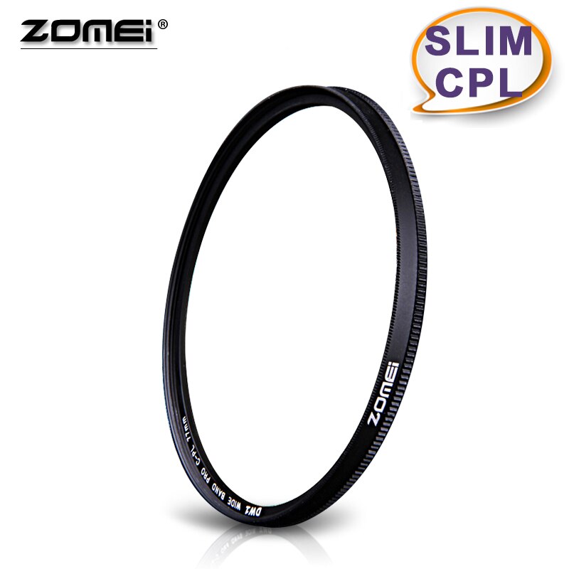 Filtro polarizador antirreflectante Zomei de 58 mm con rosca CPL