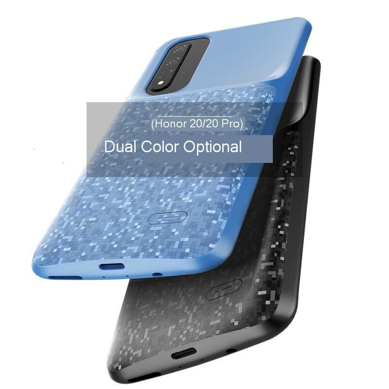 Huawei-funda Honor Series para cargador de batería de 5500mAh, para Huawei Honor 20, 20 Pro, 8X, 10 Lite, 9X, 8, Slim, a prueba de golpes