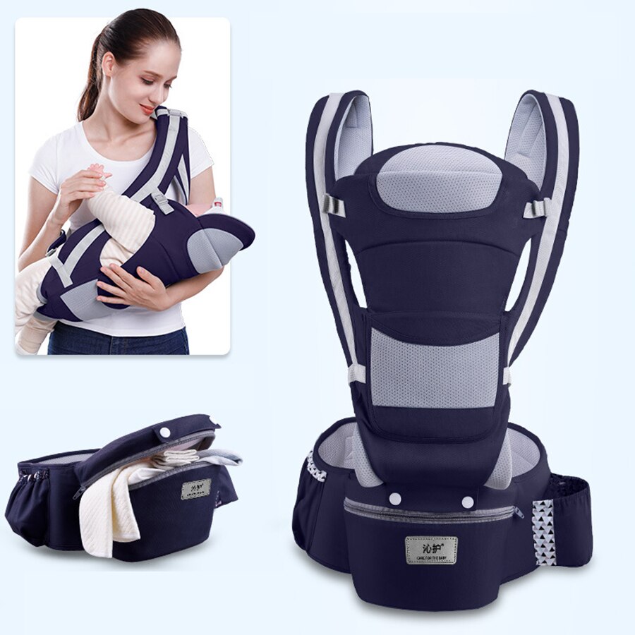 Ergonomische Babydrager Kangoeroe Wrap Sling Voor Pasgeborenen Dragen Voor Kinderen Baby Kid 0-36 Maanden: 04A