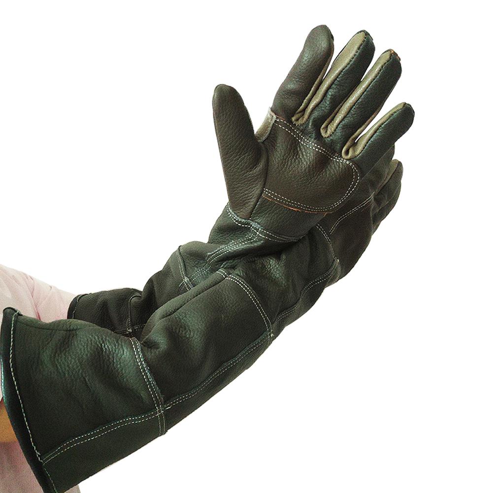 Neue Haustier Handschuhe Leder Anti-greifen Anti Biss Schutz Handschuhe Für Katze Hund Und Gartenarbeit Arbeit Handschuhe Haustiere Ausbildung fütterung