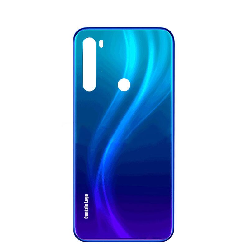 Pour Xiaomi Redmi Note 8 Pro couvercle de batterie panneau arrière en verre boîtier de porte arrière remplacer pour Redmi Note 8 couvercle de batterie arrière: Note 8 Blue