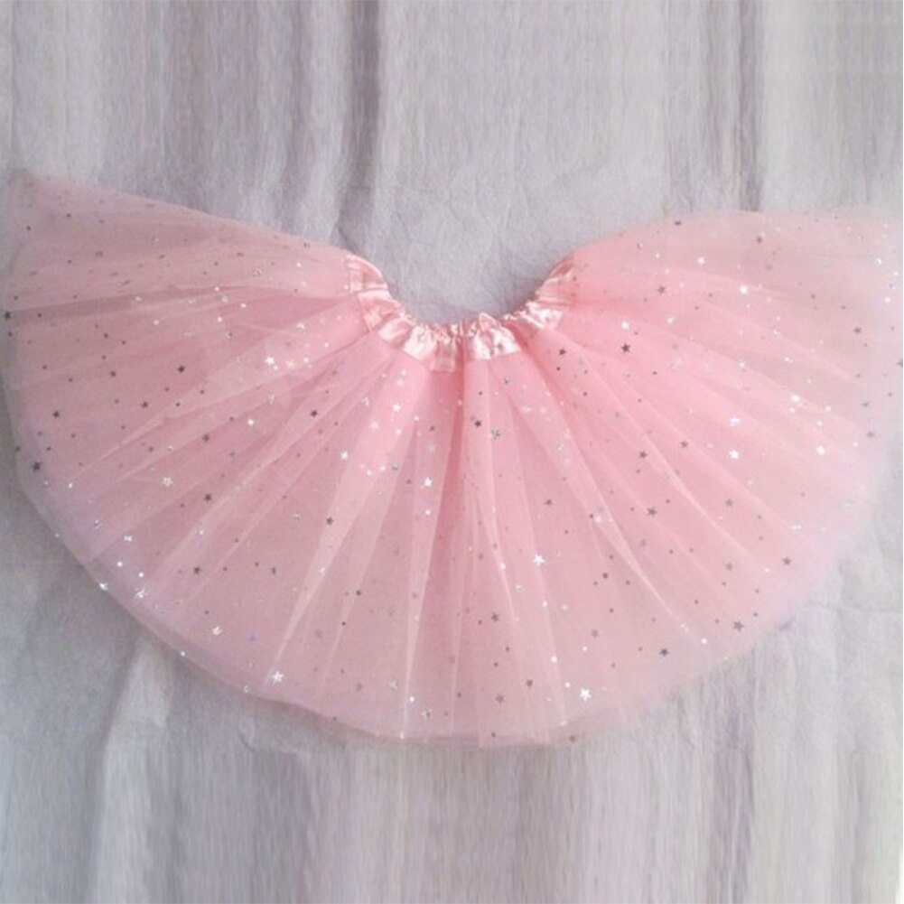 Mignon couleur bonbon bébé enfants filles Sequin Tulle Tutu jupe robe de princesse Costume de fête Ballet Dancewear