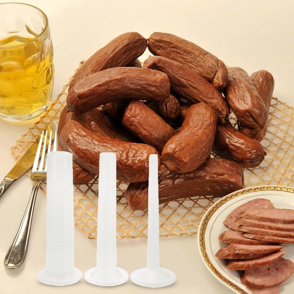 Verlengen Drie Stuk Worst Klysma Trechter Roestvrij Staal Vleesmolen Klysma Buis Plastic Klysma Vlees Tool