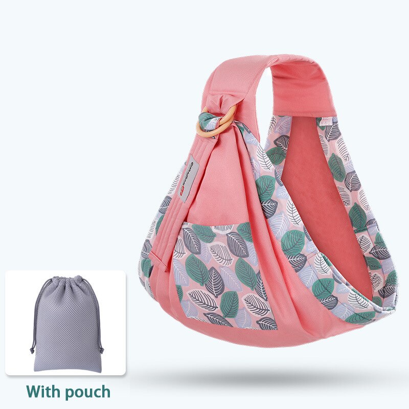 Baby Wrap Ring Sling Baby Carrier Backpack Nursing Cover for Infants Toddlers Soft Natural Wrap Breathable Cotton Kangaroo Bag: 12