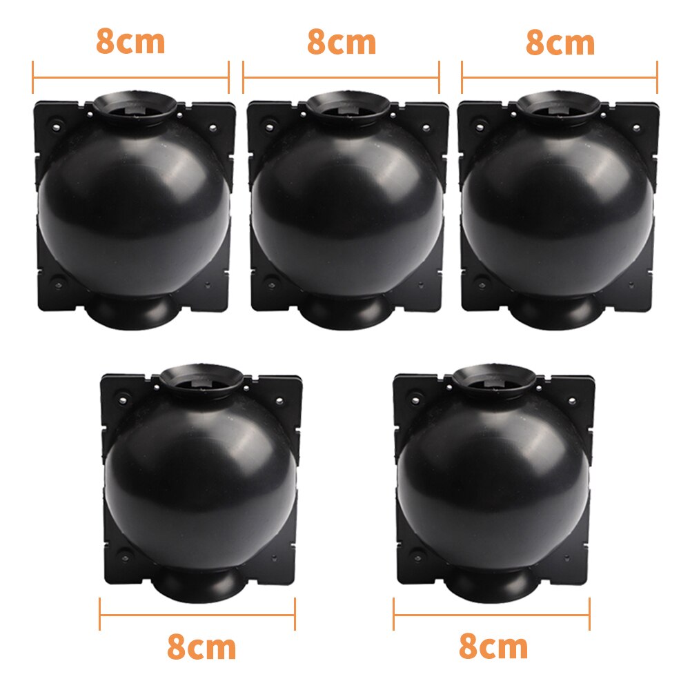 5 pieces of plant rooting ball grafting rooting box breeding box plant root growing box garden 5/8 cm diameter planting tool: black 8cm