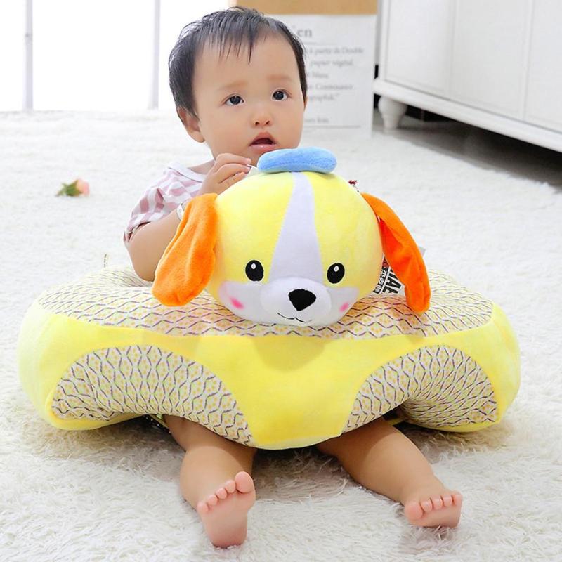 Funda de sofá para bebés, silla para aprender a sentarse, funda de silla de alimentación para niños, piel de sofá para infantes, nido, sin algodón